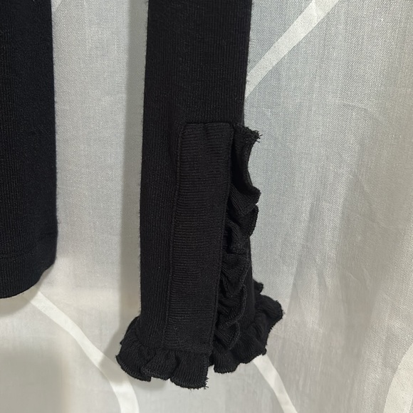 Ann Taylor, Black, Long Sleeve Top, Size Small - Picture 2 of 6